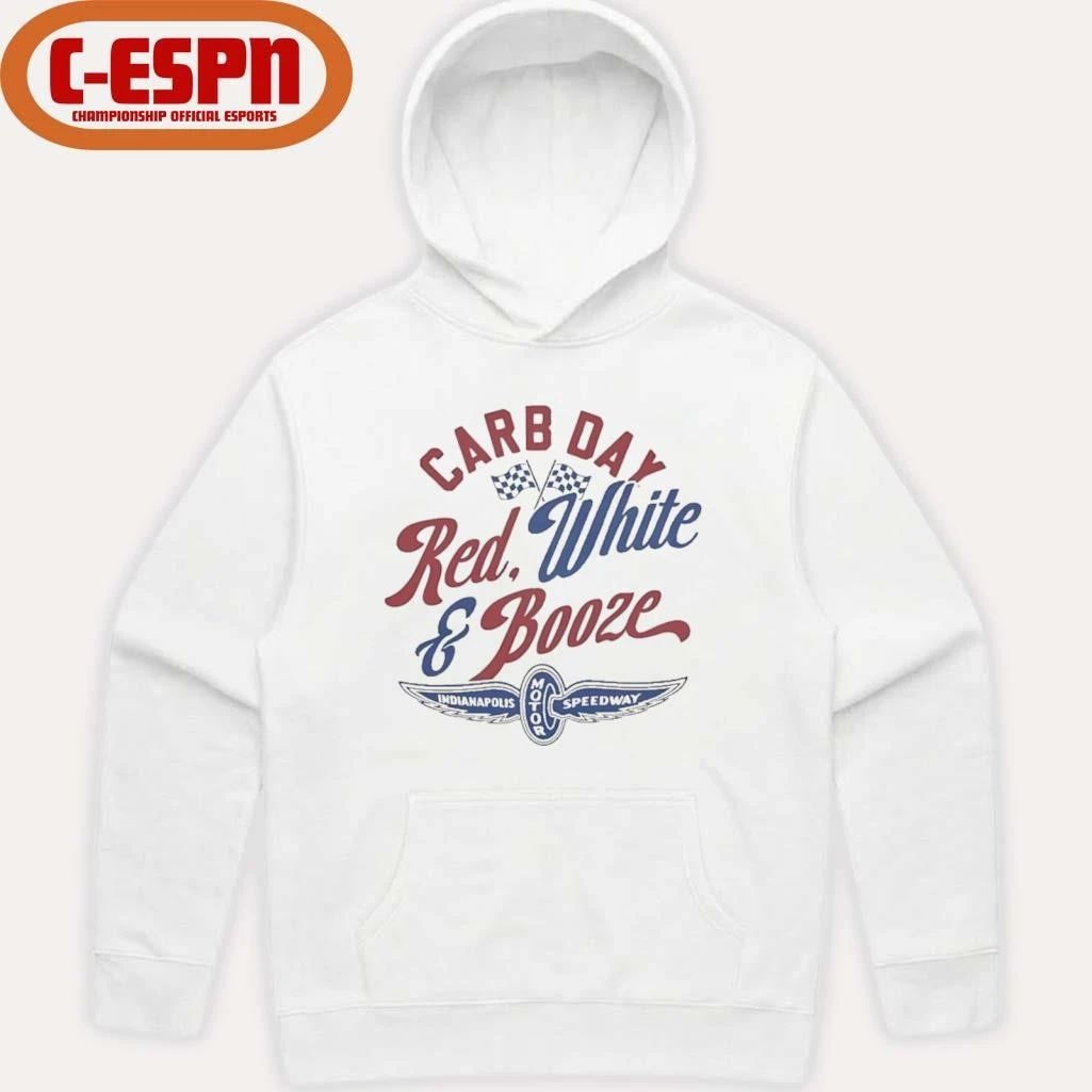 Carb Day Red White And Booze Indianapolis 2026 Shirt