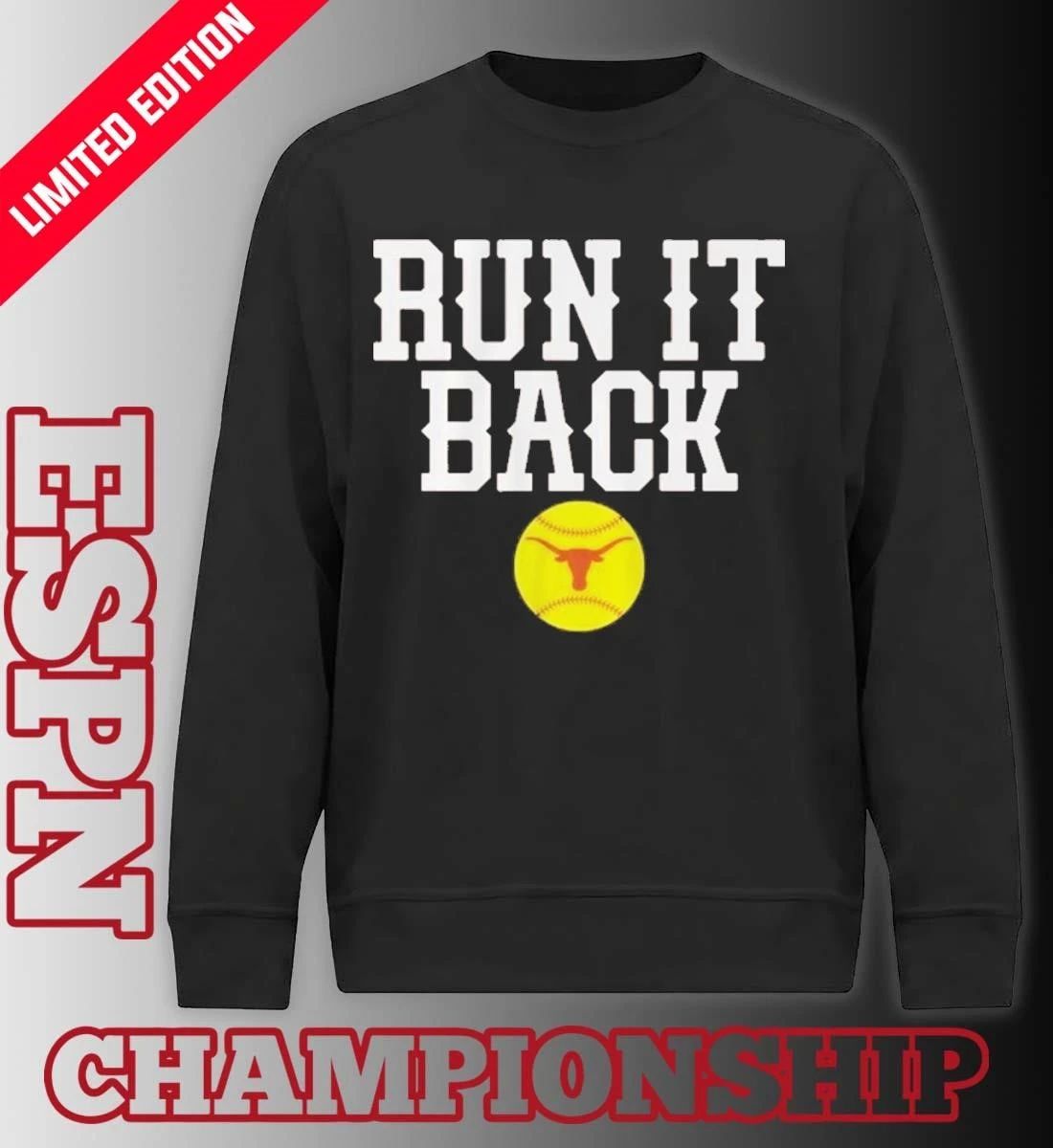 Texas Longhorns Run It Back Softball Shirt