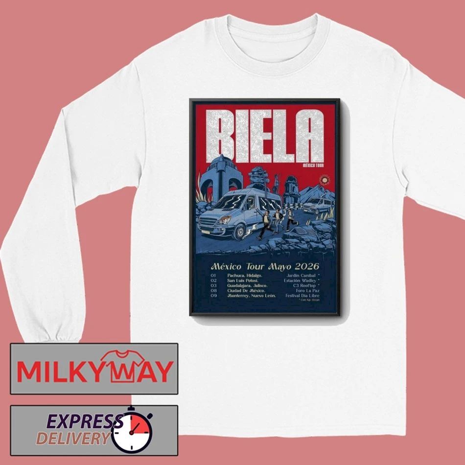 LIMITED Biela Tour Mexico Mayo 2026 Poster shirt
