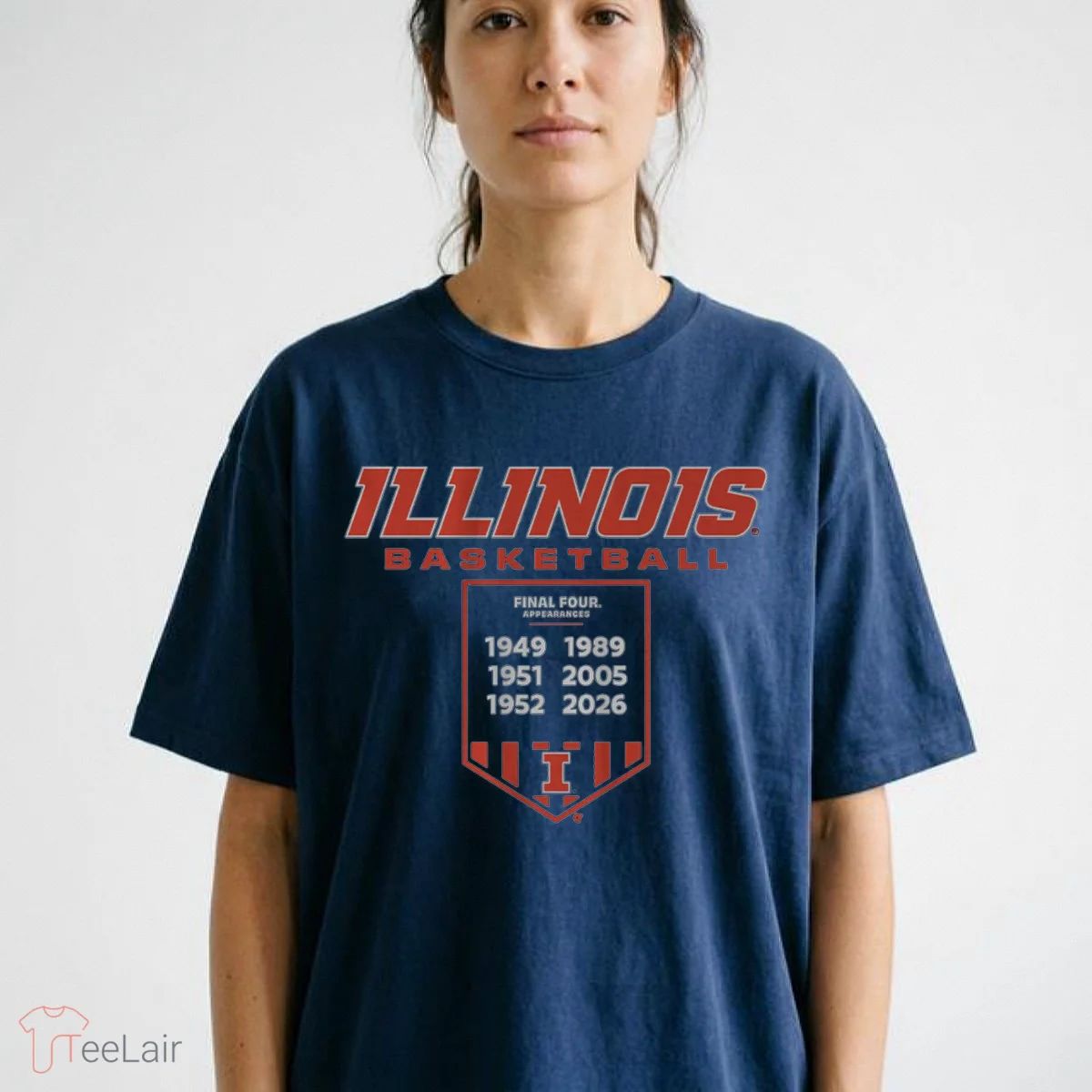 Illinois Basketball Final Fours Banner Shirt