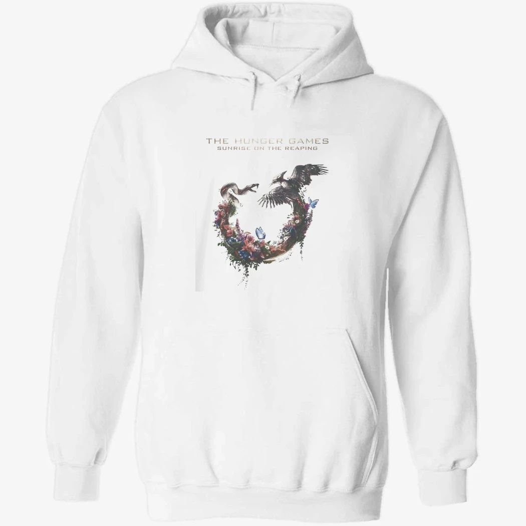 The Hunger Games Sunrise On The Reaping Logo Snake And Bird T-Shirt
