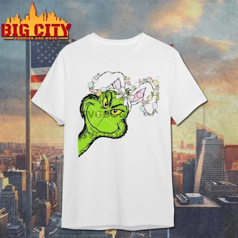 Grinch Bunny Easter Head Shirt