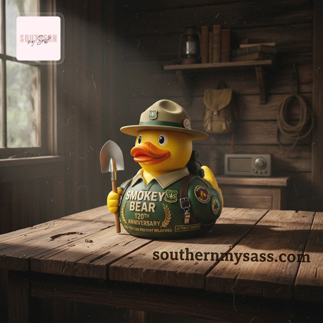 Smokey Bear 120th Anniversary US Forest Service Commemorative Rubber Duck