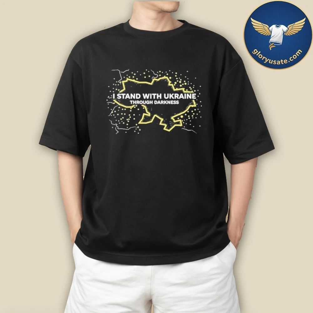 I Stand With Ukraine Through Darkness T-Shirt