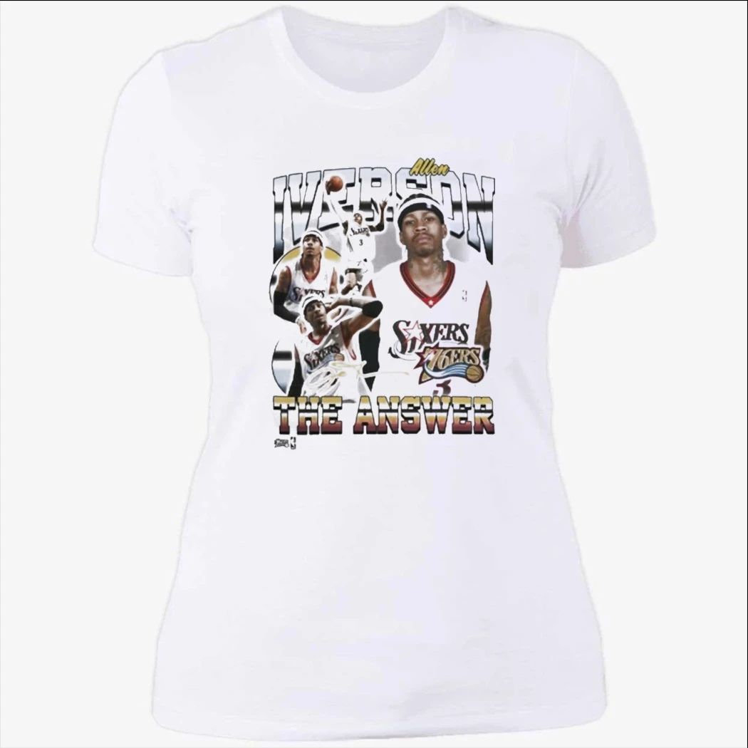 Allen Iverson Philadelphia 76ers Mitchell & Ness Hardwood Classics Commemorative Player T-Shirt