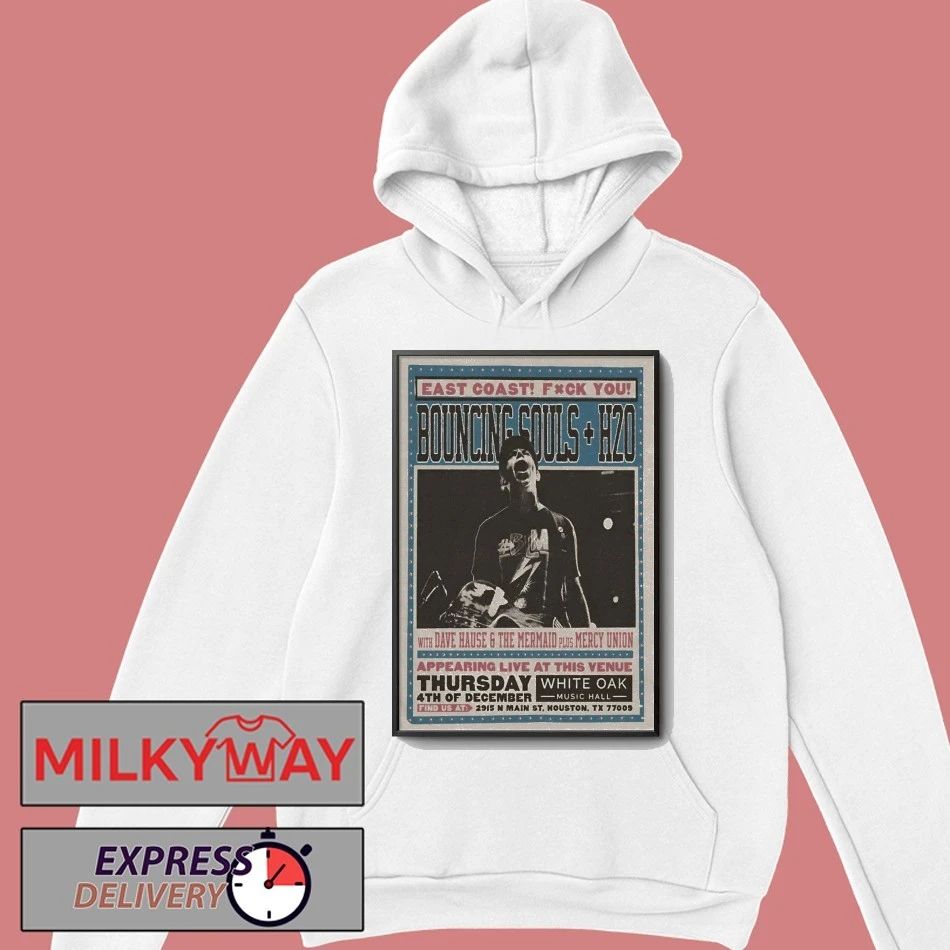 The Bouncing Souls Houston TX, December 4 2025 Poster shirt
