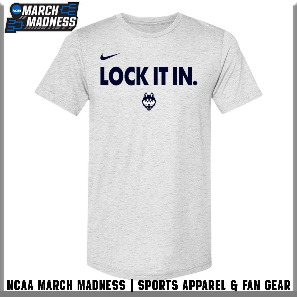 UConn Huskies Men’s Basketball Lock It In 2026 T-Shirt
