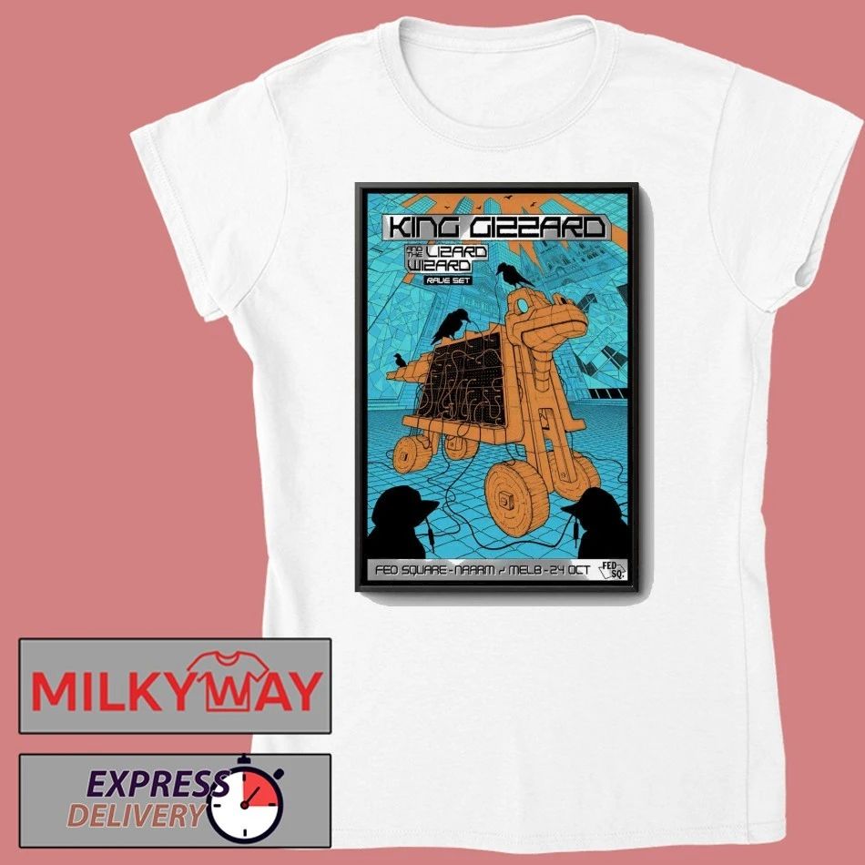 King Gizzard And The Lizard Wizard Tour Melbourne AUS Oct 24 2025 Poster shirt