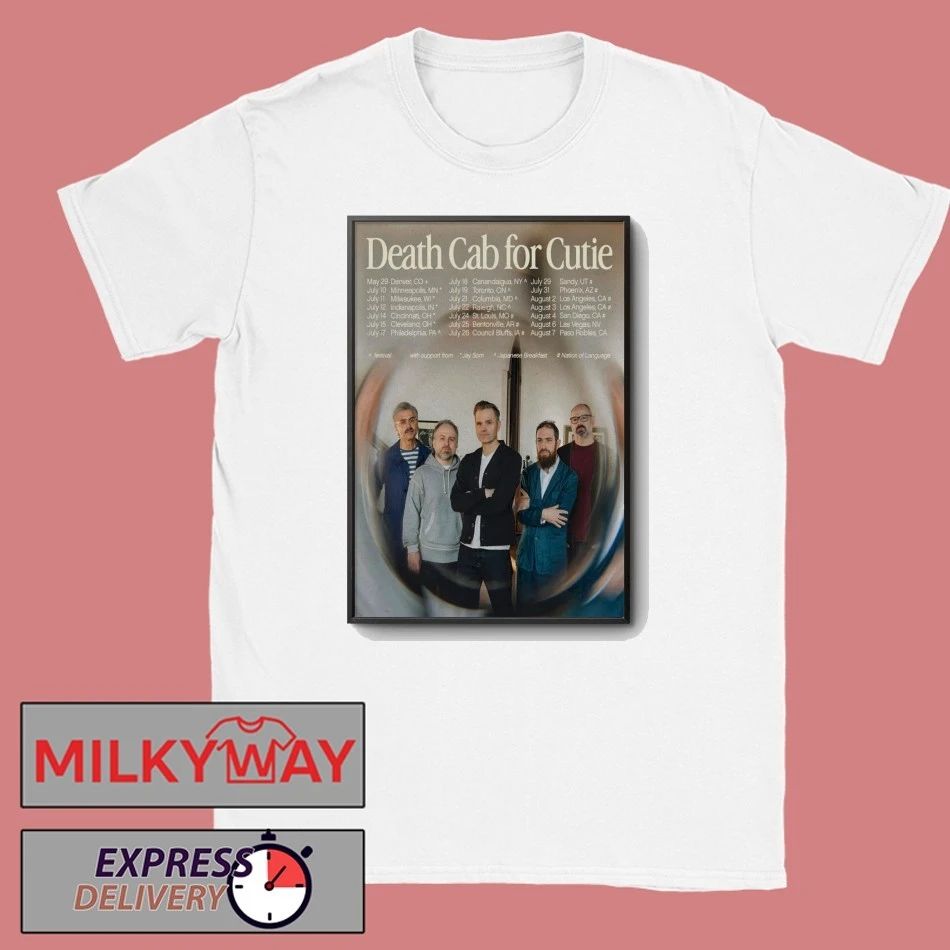 Death Cab For Cutie 2026 North America Tour Poster shirt