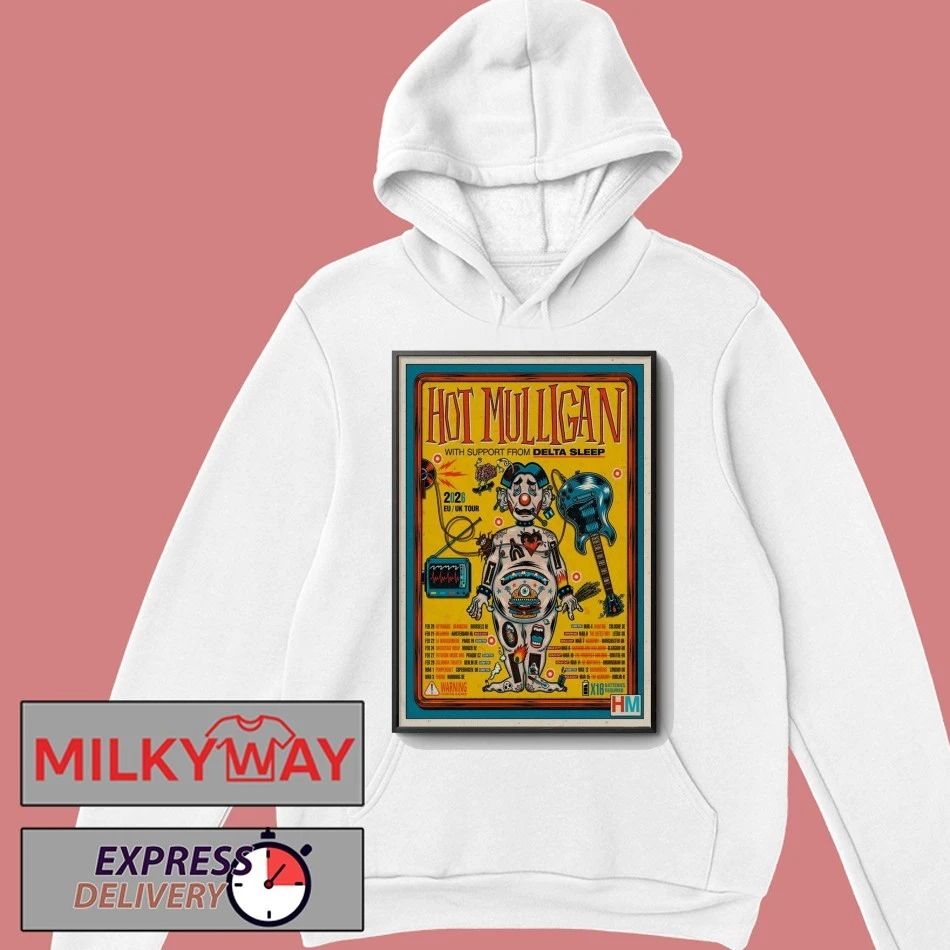 Mulligan With Delta Sleep 2026 Europe-UK Tour Poster shirt