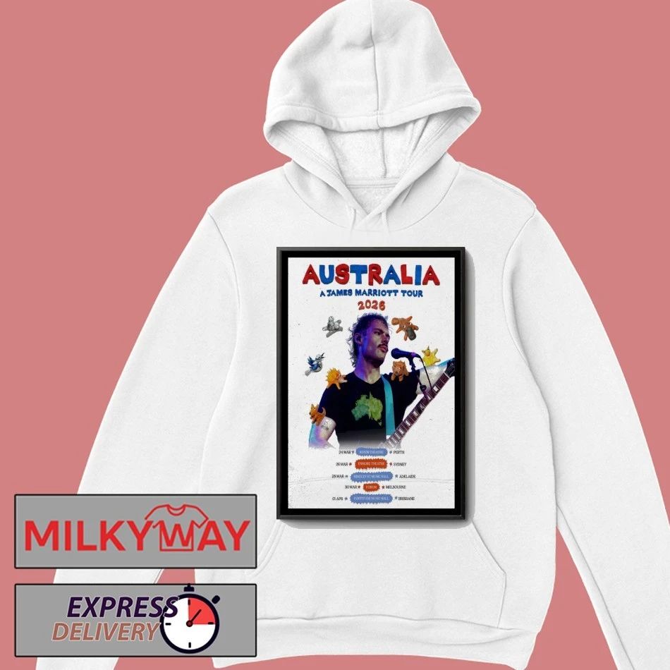 James Marriott Live Australia 2026 Poster shirt
