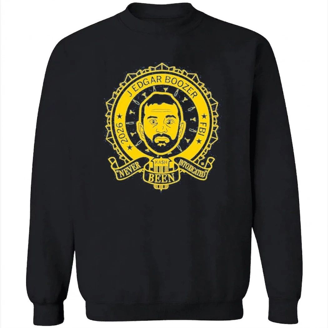 J Edgar Boozer 2026 FBI Been Never Intoxicated Shirt