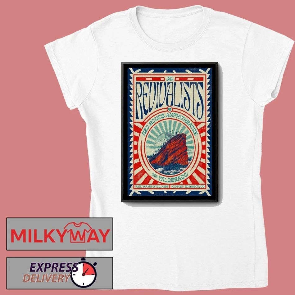 Poster 10.09.2025 Red Rocks Amphitheater The Revivalists shirt