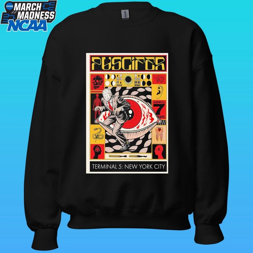 Puscifer Manhattan, Ny April 7 2026 Tour Shirt