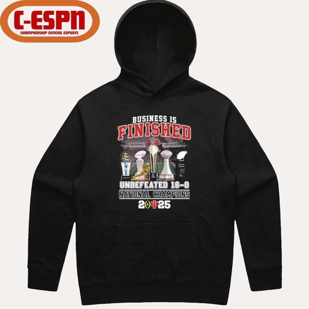 IU Football Business is Finished National Champions Shirt