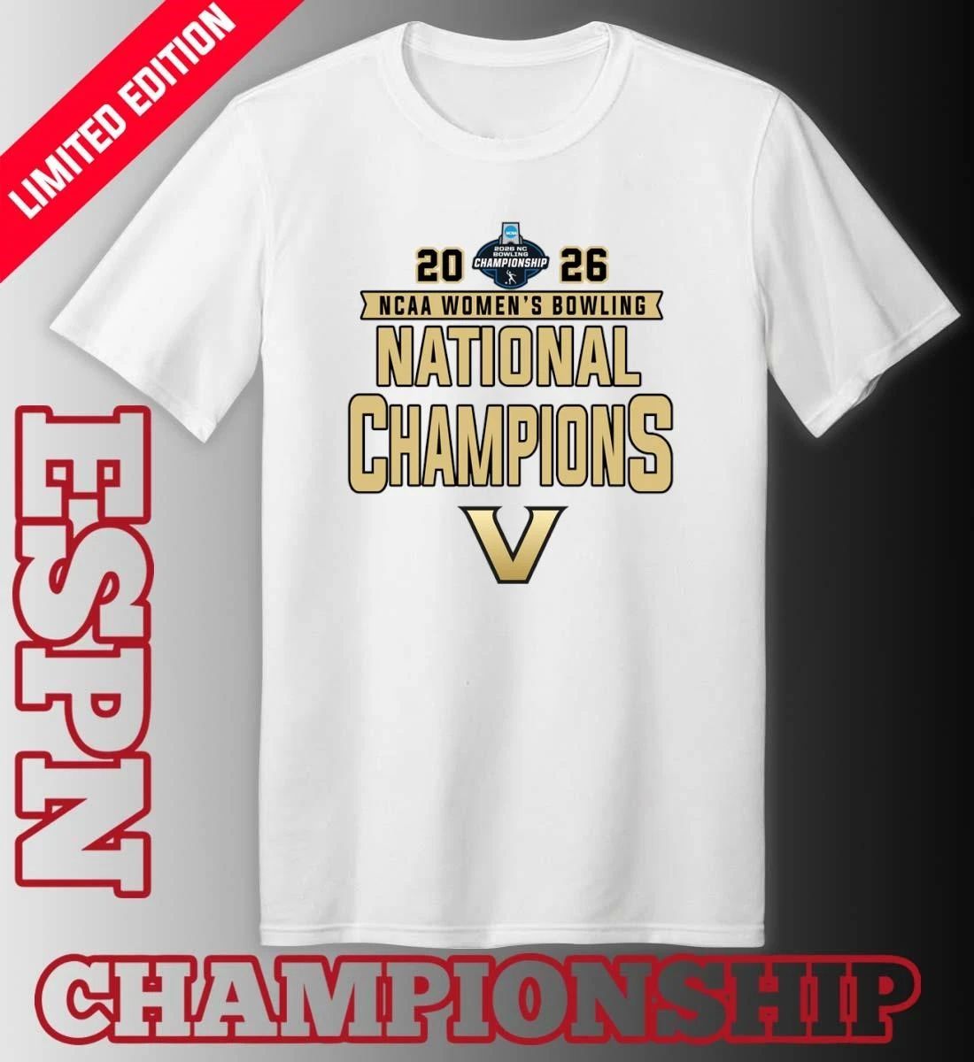 Vanderbilt Commodores 2026 NCAA Women’s Bowling National Champions Shirt