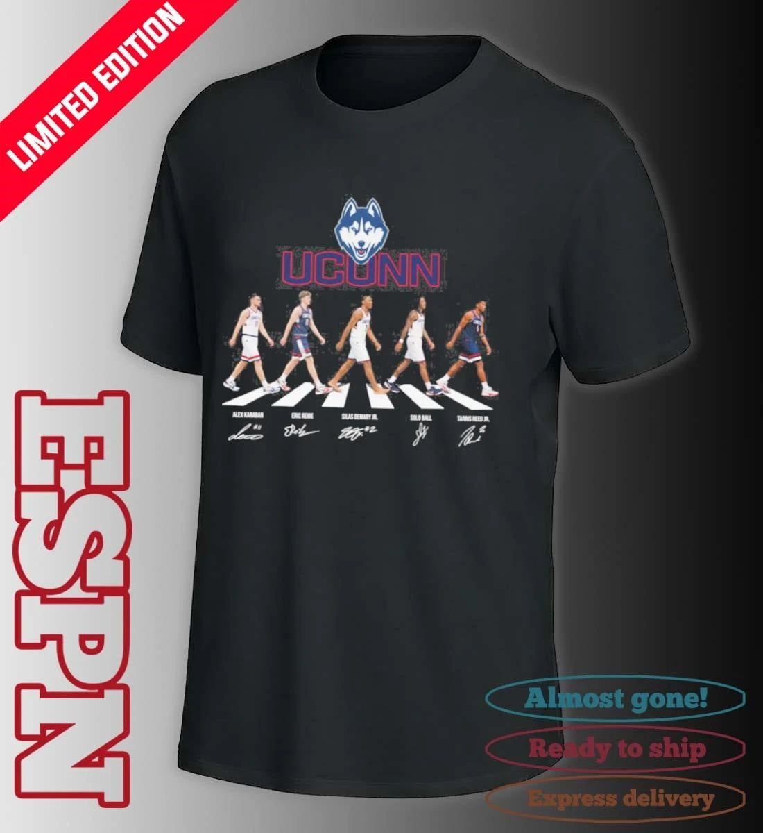 The Uconn Men’s Basketball Abbey Road NCAA Tournament Shirt