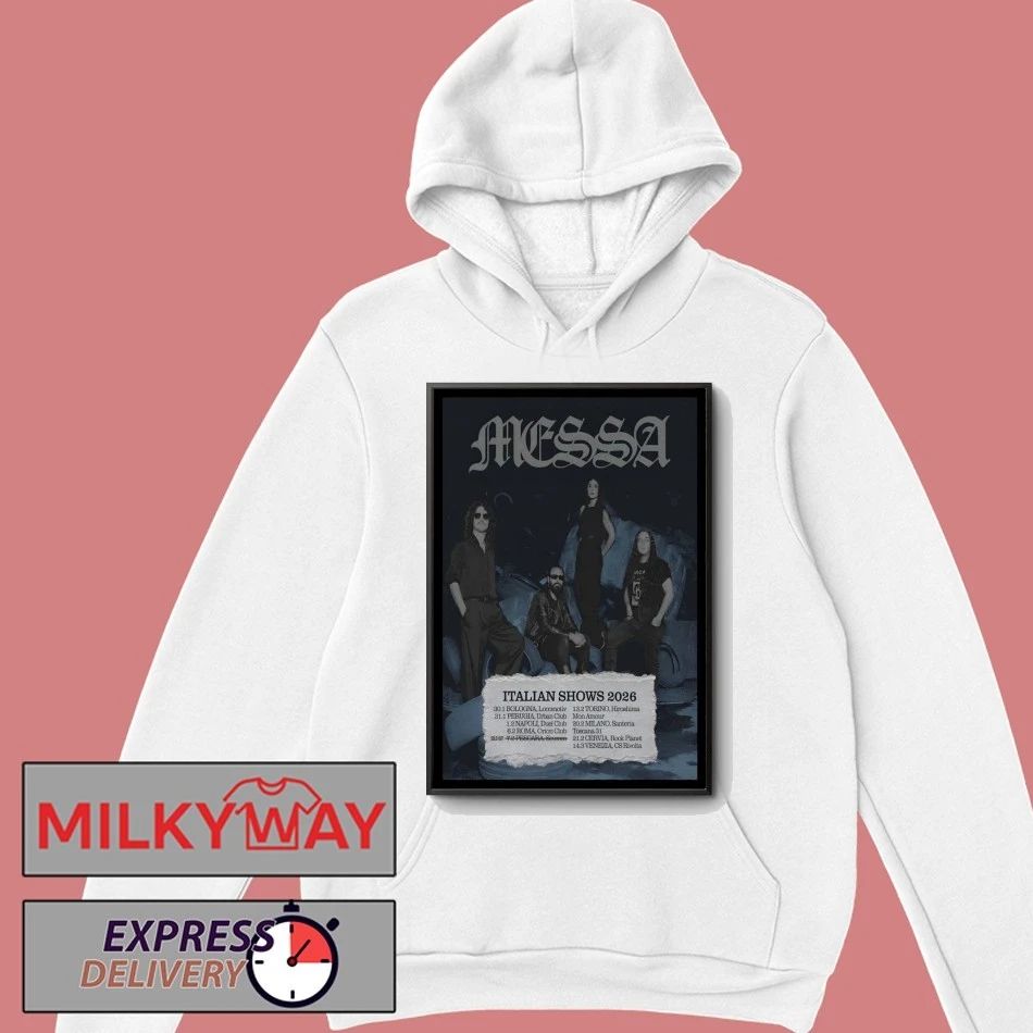MESSA Tour 2026 Italian Poster shirt
