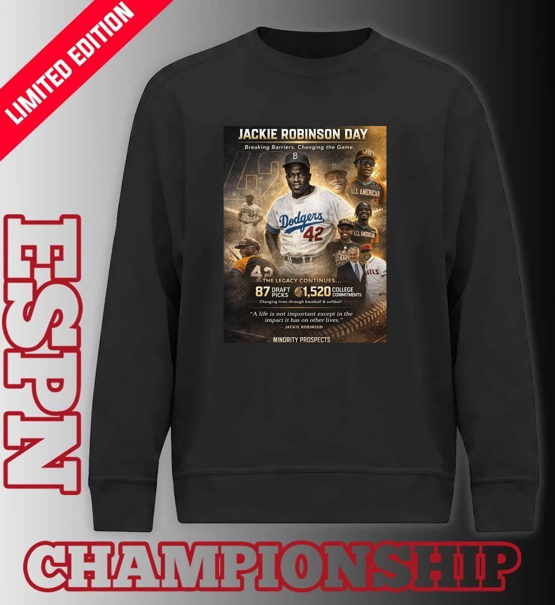 Jackie Robinson Day Breaking Barriers Changing In The Game Poster Shirt