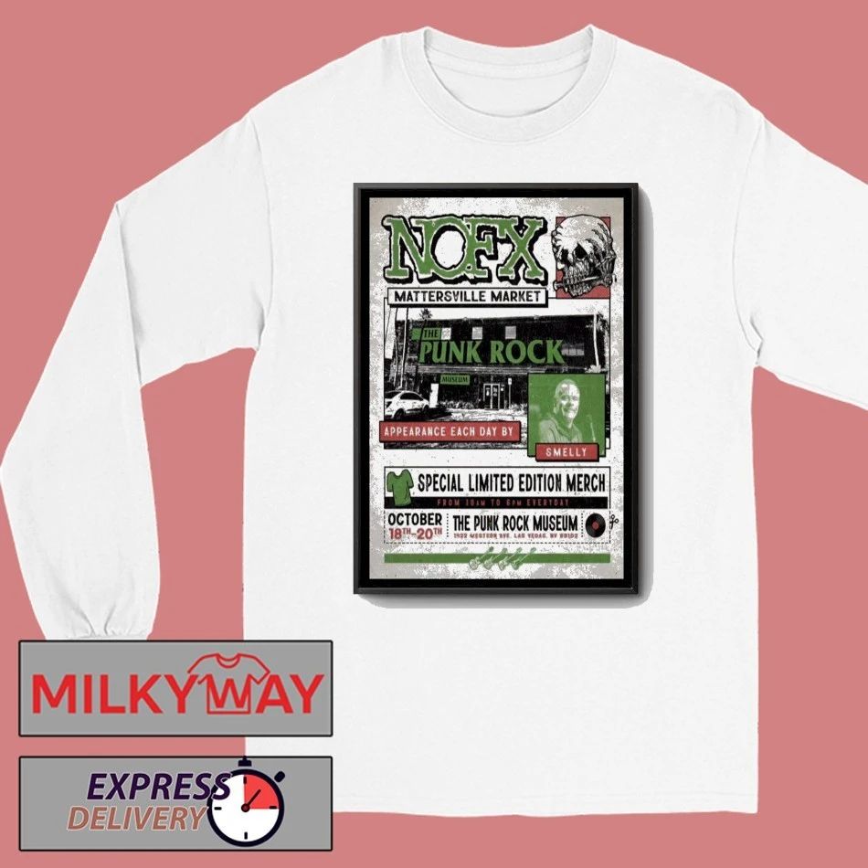 NOFX Las Vegas NV Tour 2025 Poster shirt
