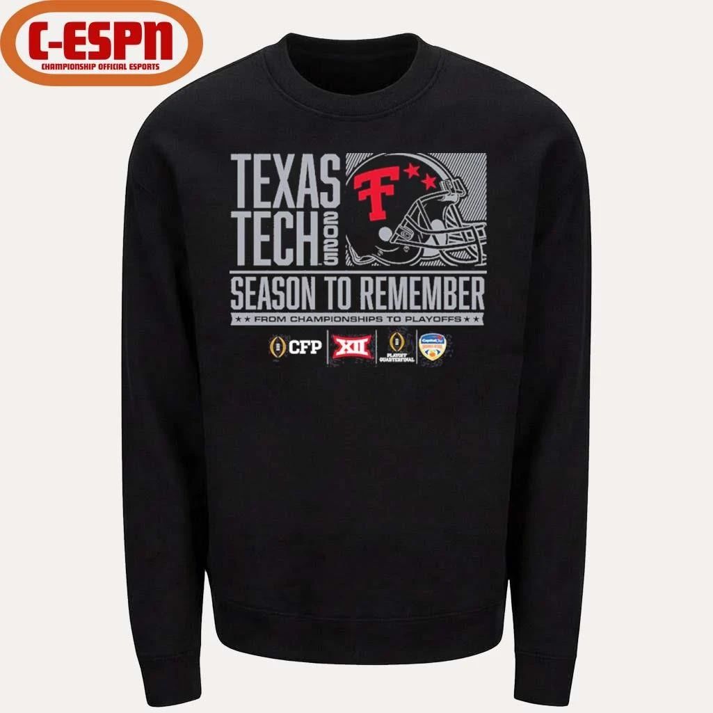 Texas Tech 2025 Football Season To Remember T-Shirt