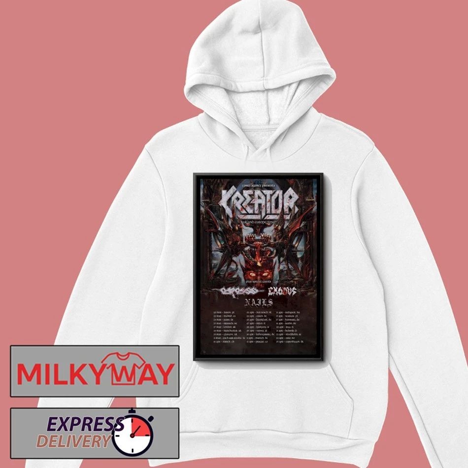 Poster Kreator Tour UK And EU 2026 shirt