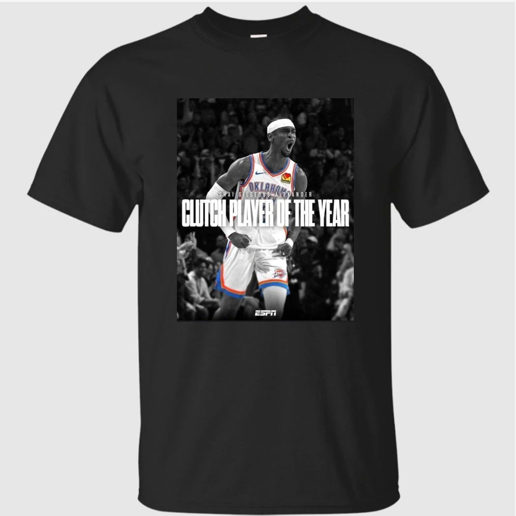 Shai Gilgeous Alexander SGA Clutch Player Of The Year 2026 Shirt