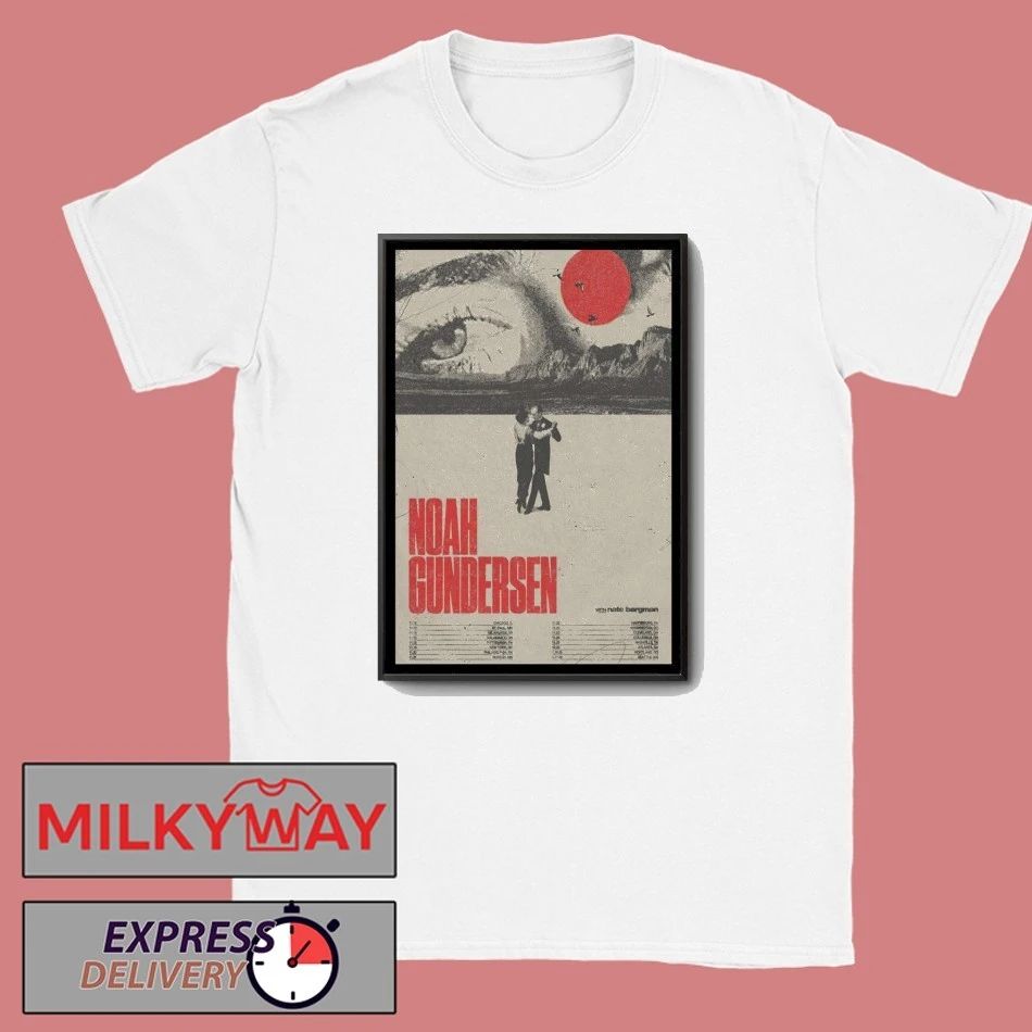 Noah Gundersen With Nate Bergman Concert Poster shirt