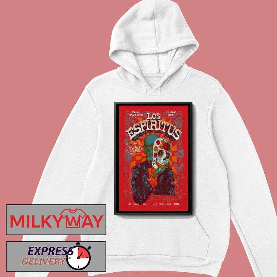 Los Espíritus 22 De Noviembre The Roxy Tour Poster shirt