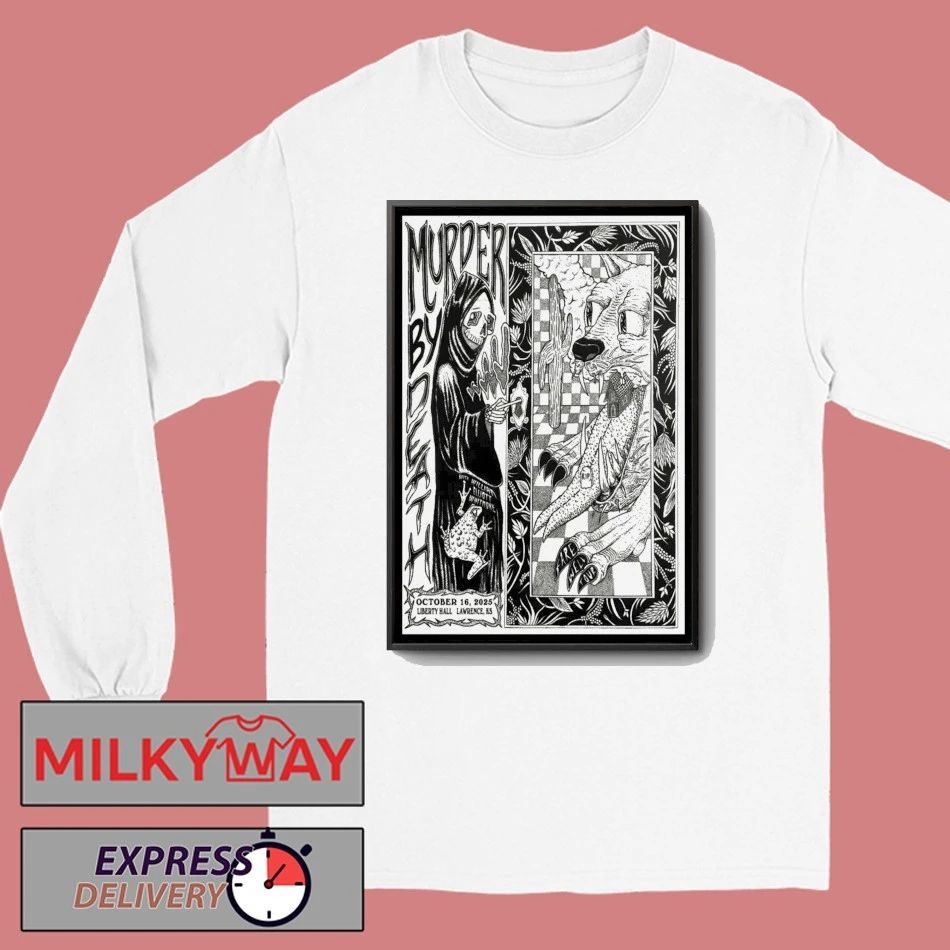 Murder By Death Lawrence KS Poster shirt