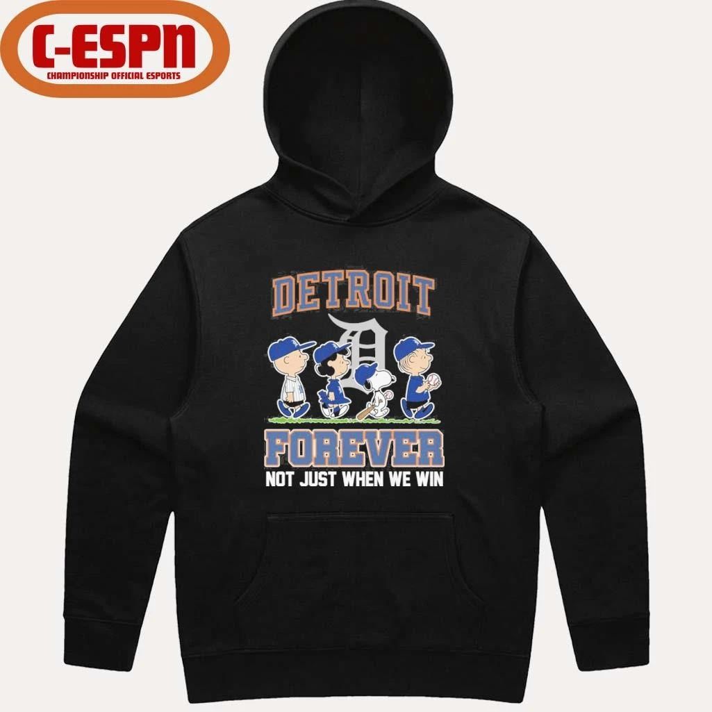 The Peanuts Characters Forever X Detroit Tigers Shirt