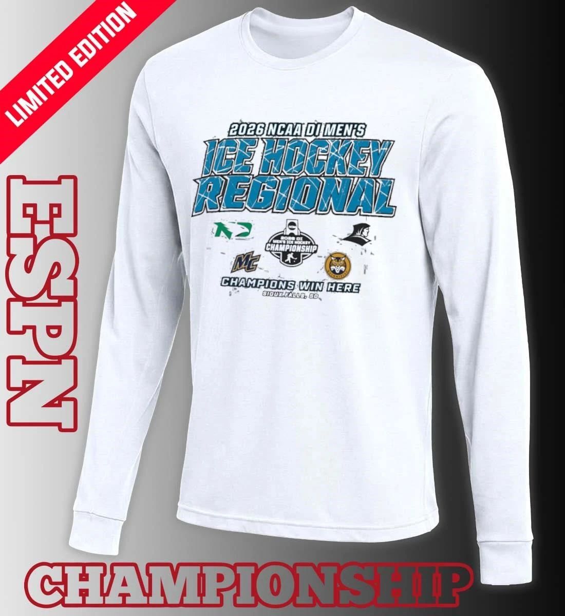 Sioux Falls Regional 2026 NCAA DI Men’s Ice Hockey T-Shirt