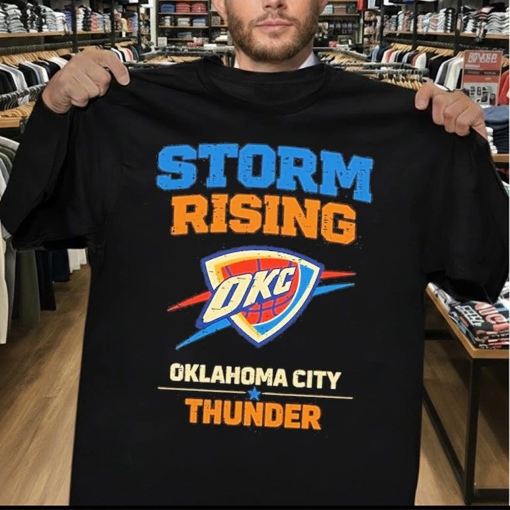 Storm Rising Oklahoma City Thunder Vintage Playoff Shirt