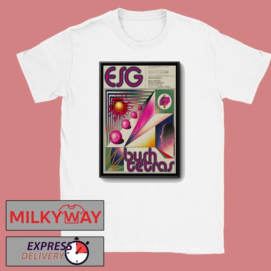 ESG And Bush Tetras Tour San Francisco CA On Jan 30 2026 Poster shirt