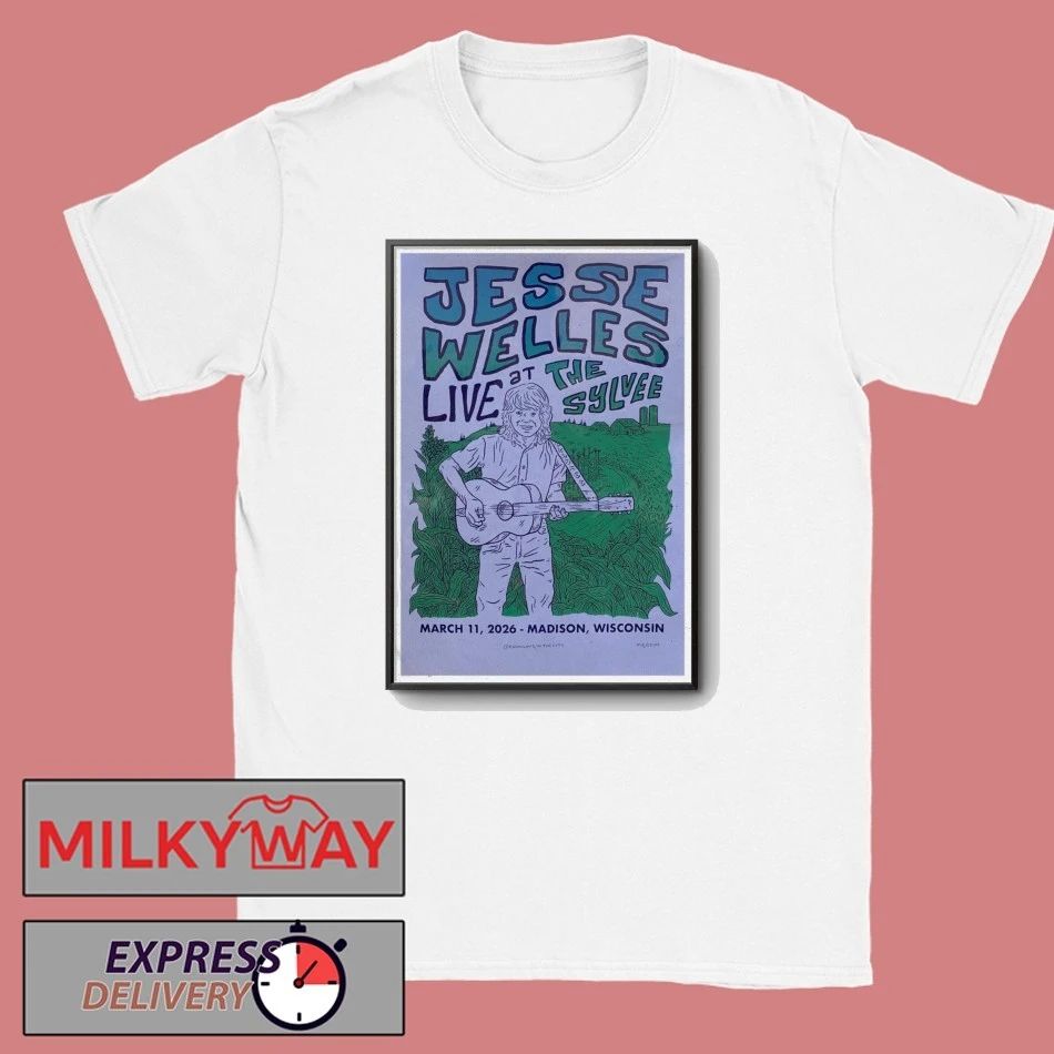 Jesse Wellles Poster Mar 11 2026 Madison, WI shirt