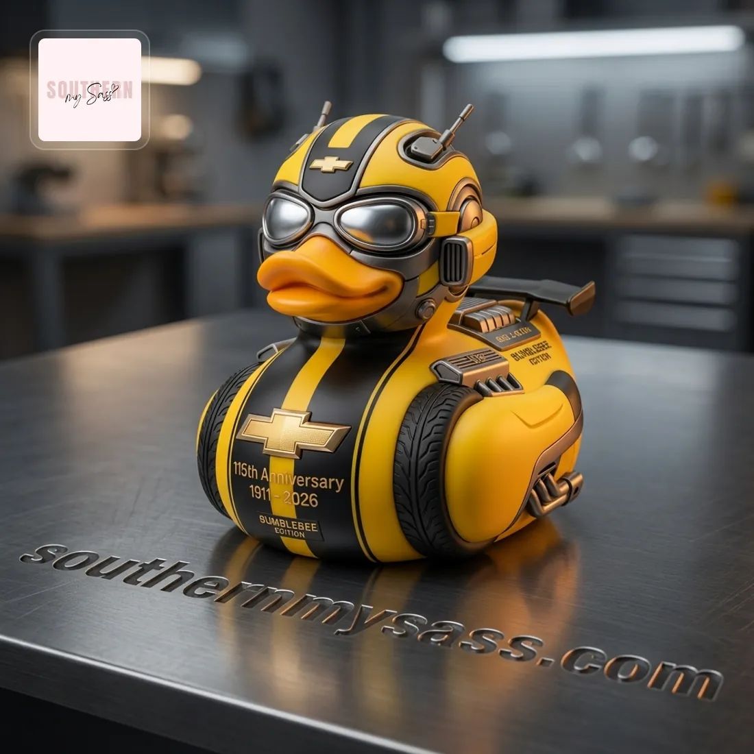 Chevrolet 115Th Anniversary Bumblebee Rubber Duck