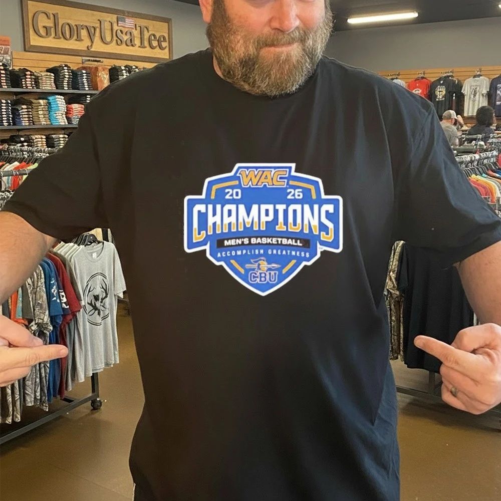 CBU Basketball WAC Champions 2026 Shirt