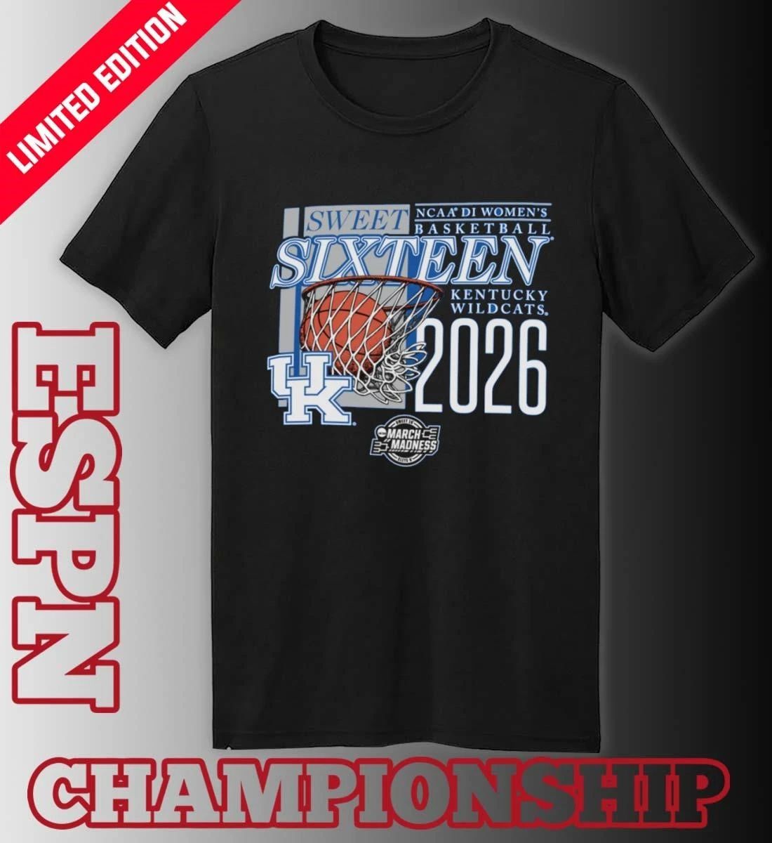 Kentucky Wildcats 2026 NCAA DI Women’s Basketball Sweet Sixteen – Fort Worth Regional T-Shirt