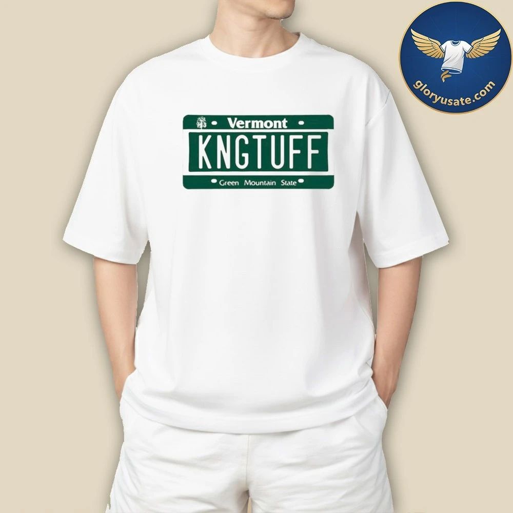 King Tuff VT License Plate T-Shirt