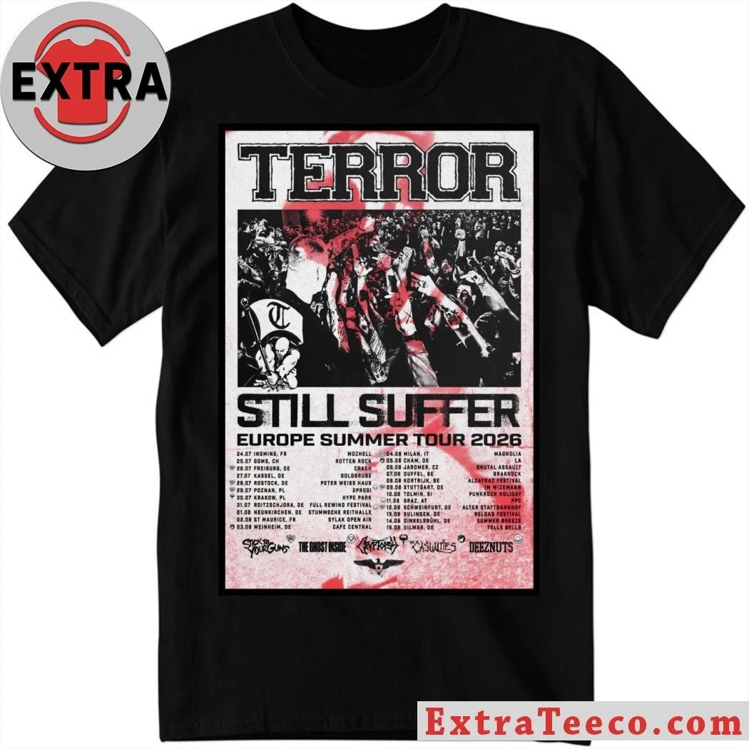 TERROR Europe 2026 Summer Shows Poster Shirt