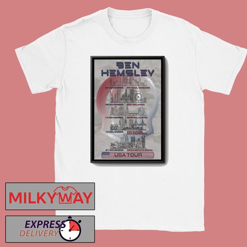 Ben Hemsley American Tour 2025 Poster shirt