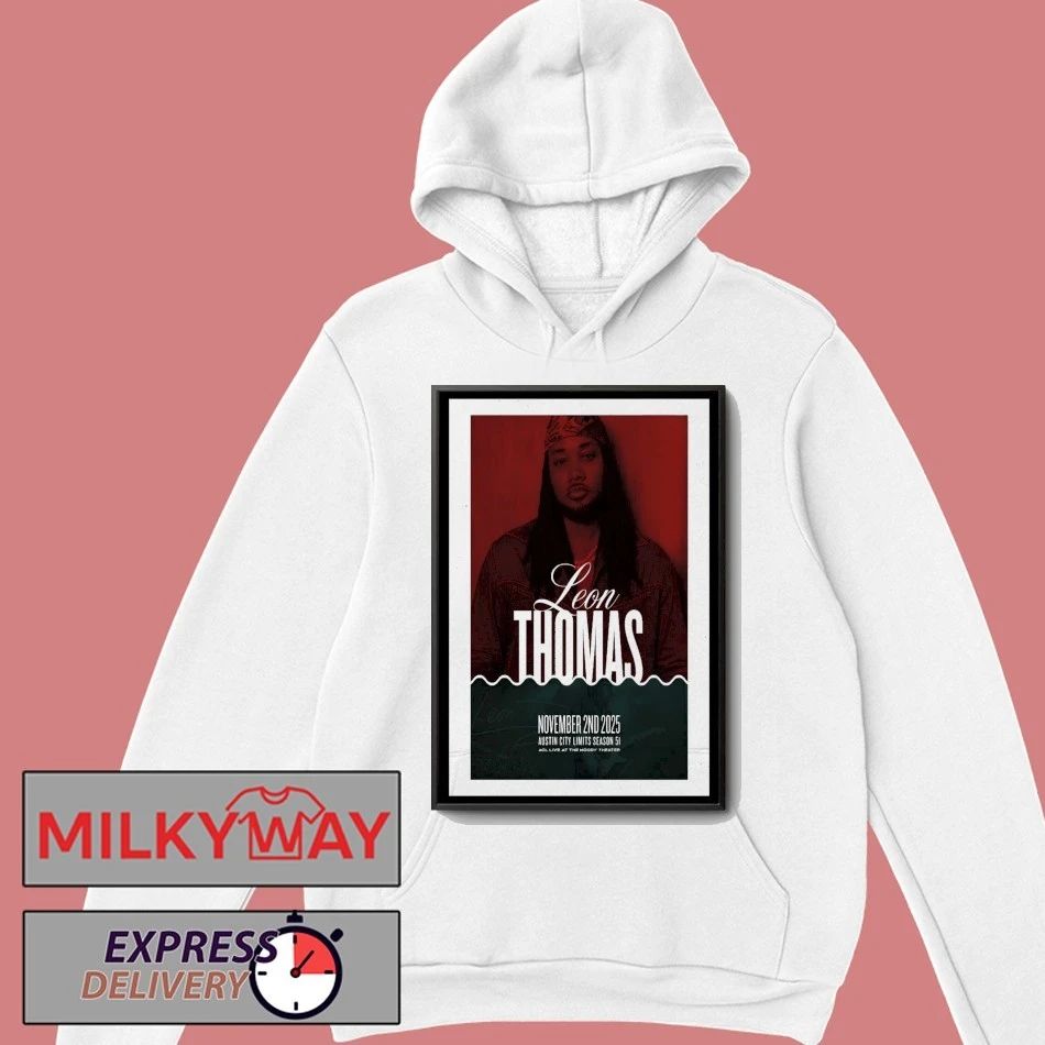Leon Thomas Austin, Texas Tour Nov 02 2025 Poster shirt