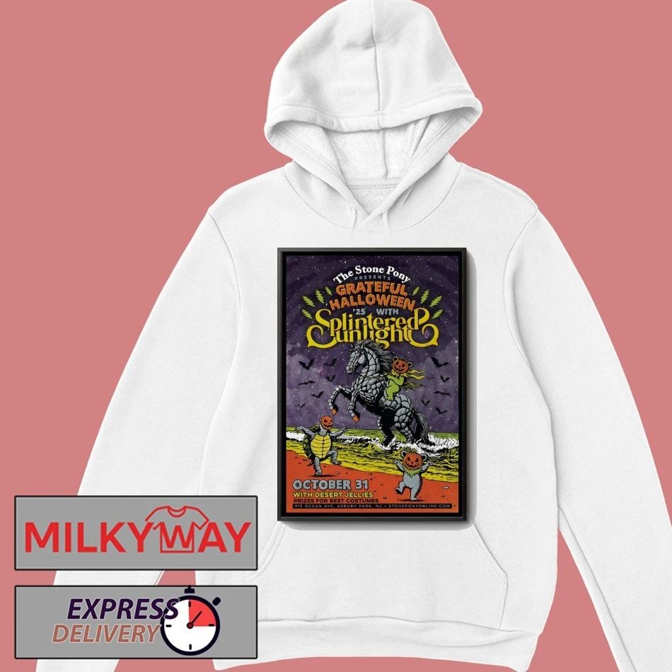 Splintered Sunlight Stone Pony Summer Stage in Asbury Park NJ October 31 2025 Poster shirt