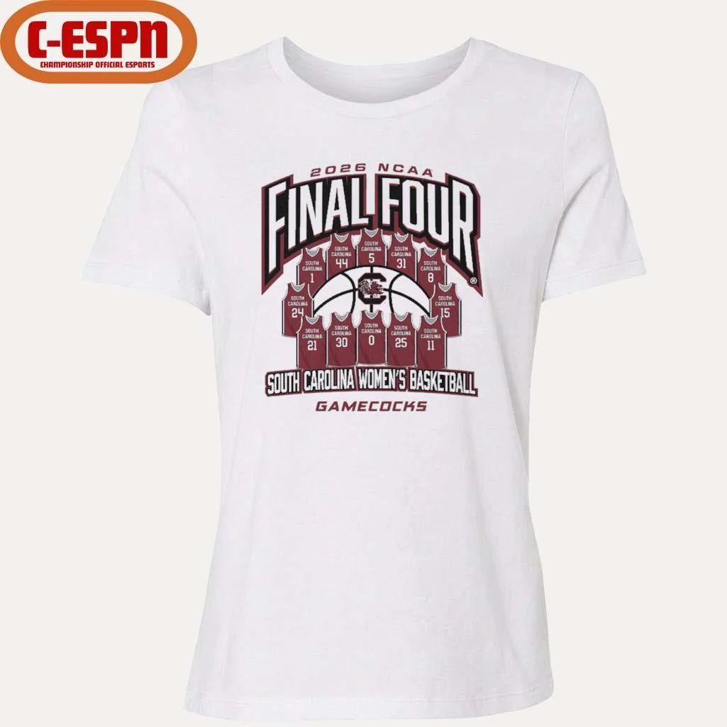 South Carolina Gamecocks 2026 Women’s Final Four Jersey Madness Shirt