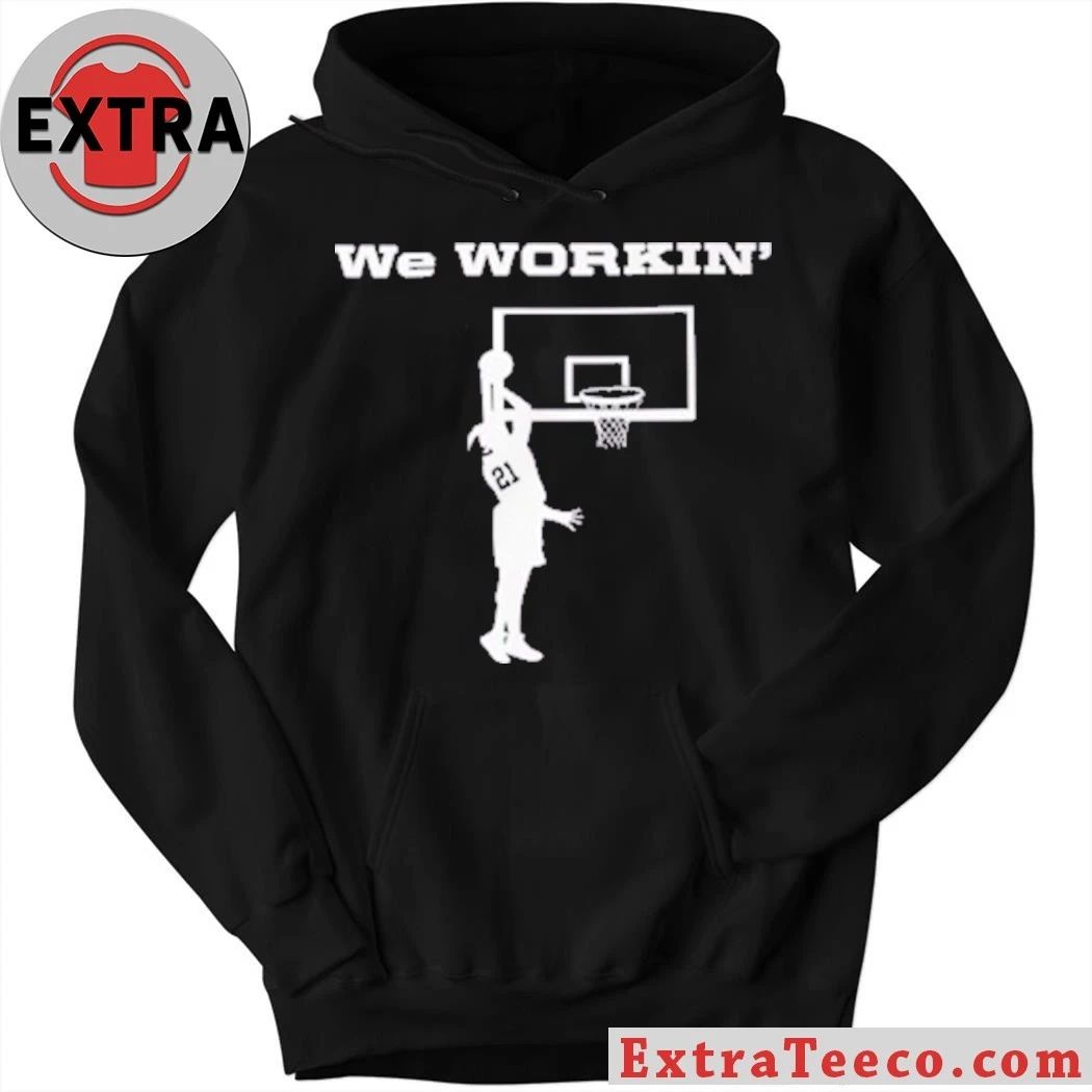 We Workin #21 Basketball T-Shirt