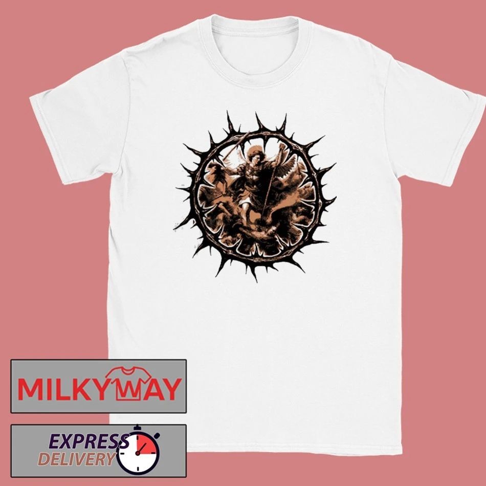 Guilt Trip Armour Of Angels Album Merch Bundle White T-Shirt