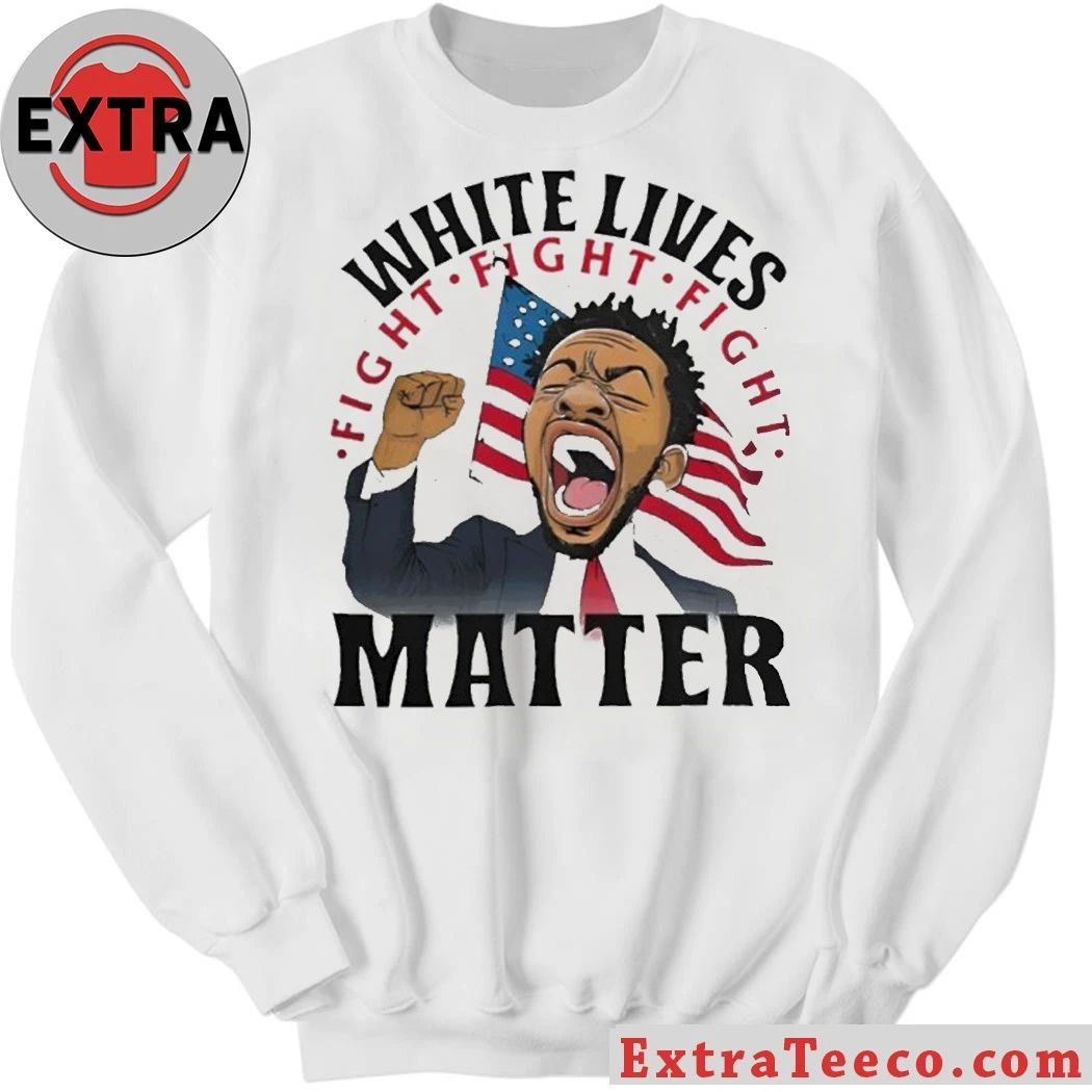 Original Kendrick Lamar White Lives Fight Matter Black Lives Matter And White Lives Matter Shirt