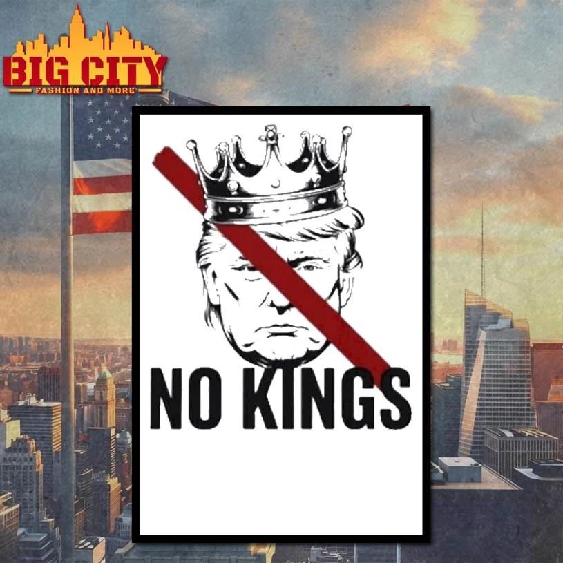 No Kings No Crowns Anti-Trump Head Shirt