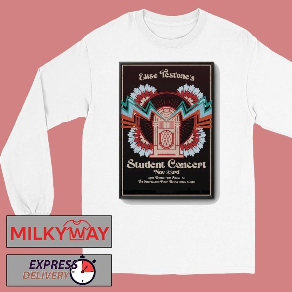Elise Testone Nov 23 2025 Charleston Tour Poster shirt