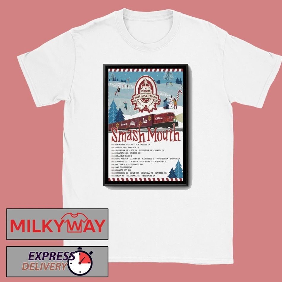 Smash Mouth CPKC Holiday Train Tour 2025 Poster shirt